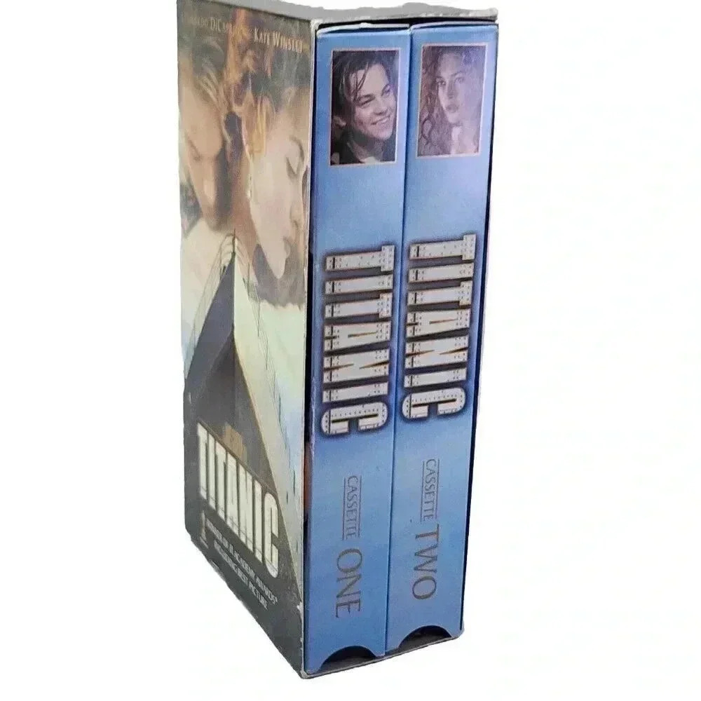 Titanic (VHS, 1998, 2-Tape Set) Leonardo DiCaprio, Kate Winslet - Picture 8 of 8